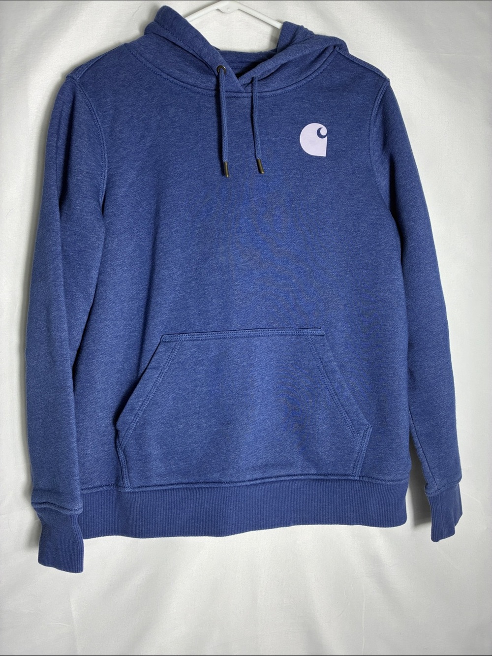 Carhartt Women's Clarksburg Midweight Pullover Hoodie Blue Size Medium